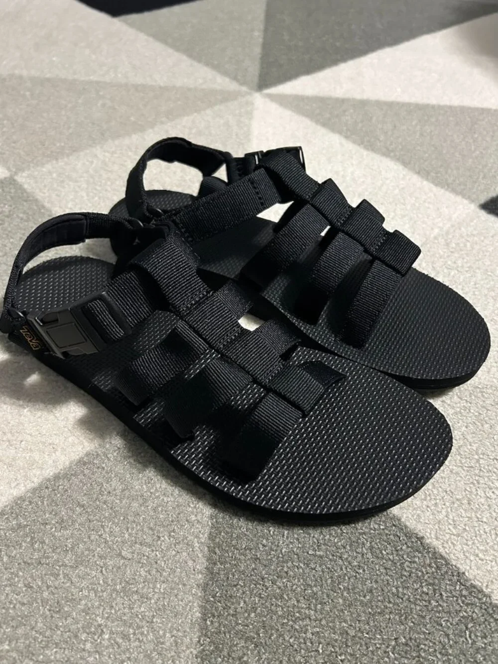 Teva Original Dorado Black Buckle Closure Sandals Outdoor Women's Size 10
